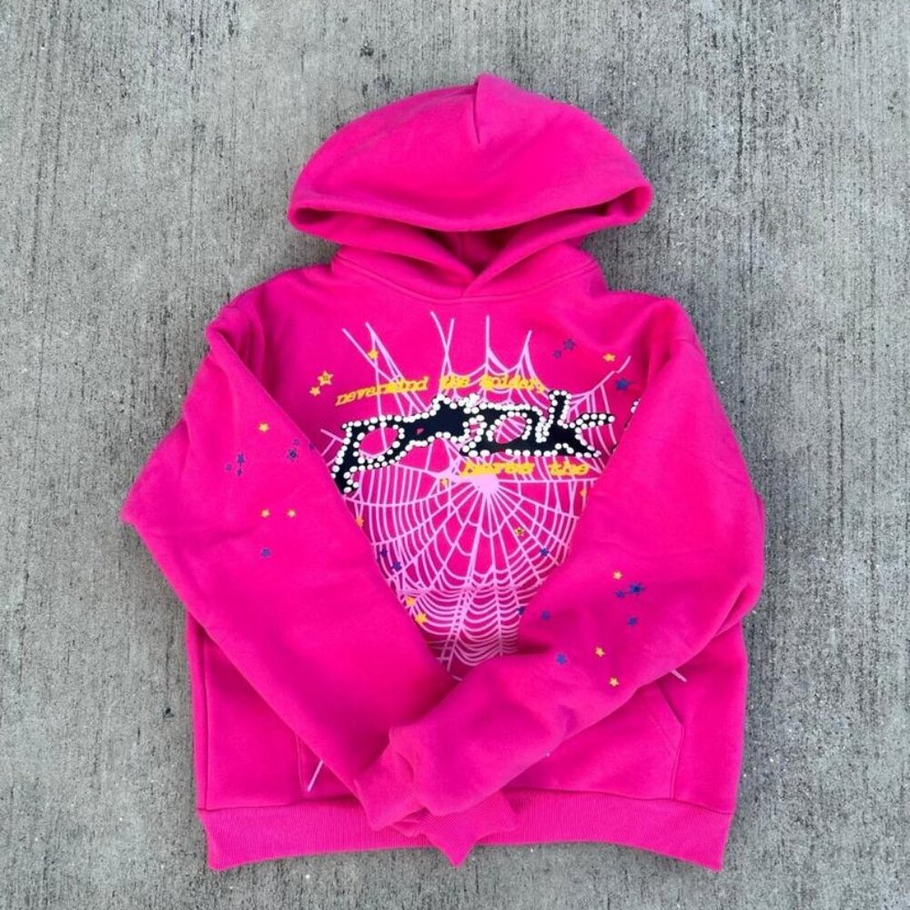 Pink Sp5der Hoddie